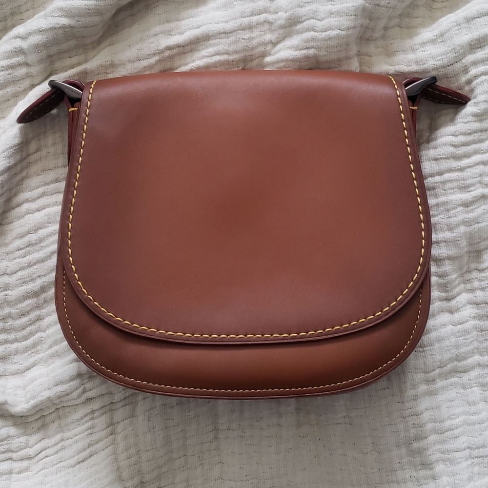 f55036 Coach 1941 Gloved Tanned Saddle Bag 23 in Saddle